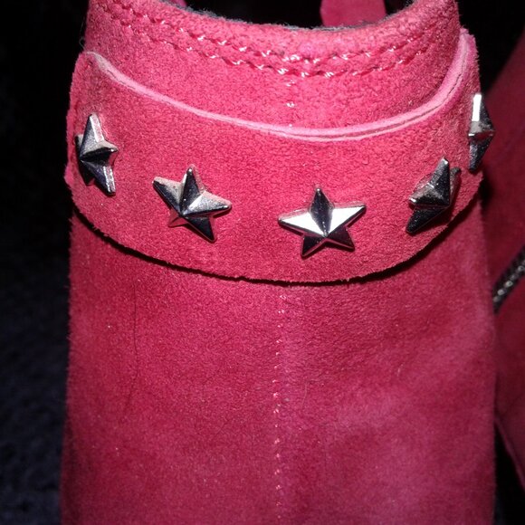 Aldo men's red suede zippered chukka boots size 10 - Picture 7 of 9